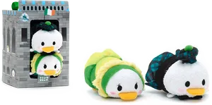 Disney Tsum Tsum Plush Set Castle Packaging PNG Image