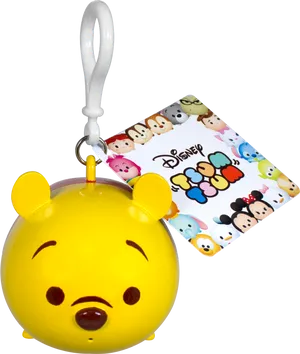 Disney Tsum Tsum Winniethe Pooh Keychain PNG Image