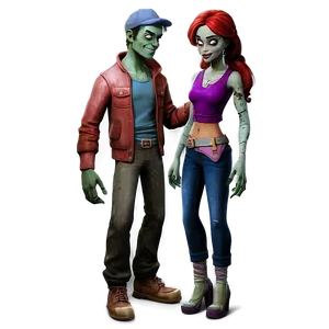 Disney Zombies Addison And Zed Png 06282024 PNG Image