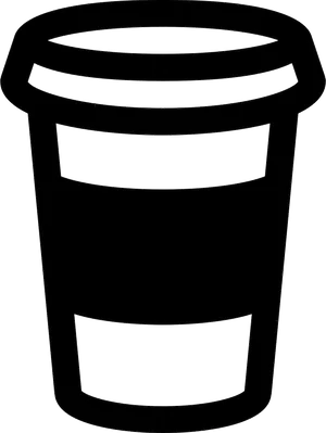 Disposable Coffee Cup Icon PNG Image