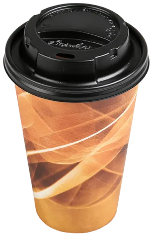 Disposable Coffee Cupwith Lid PNG Image