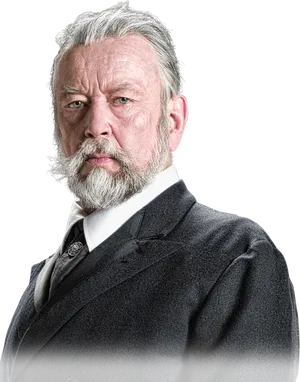 Distinguished Gentleman Portrait PNG Image