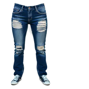 Distressed Jean Graphic Png Ruc PNG Image