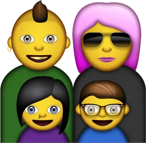 Diverse_ Emoji_ Faces_ Collection PNG Image