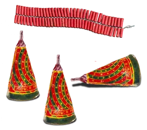 Diwali_ Firecrackers_ Isolated_ Background PNG Image