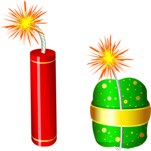 Diwali_ Firecrackers_ Vector_ Graphic PNG Image