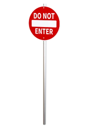 Do Not Enter Sign PNG Image