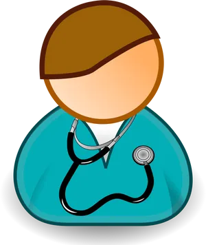 Doctor Clipartwith Stethoscope PNG Image