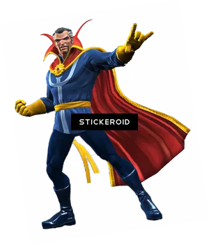 Doctor Strange Sorcerer Pose PNG Image