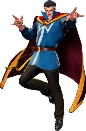 Doctor Strange Sorcerer Supreme Pose PNG Image