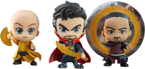 Doctor Strangeand Allies Figurines PNG Image