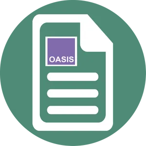 Document Icon O A S I S Logo PNG Image