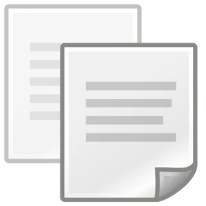 Document Icon Vector PNG Image