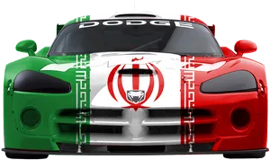 Dodge Viper Racing Livery PNG Image