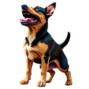 Dog Barking Drawing Png 88 PNG Image