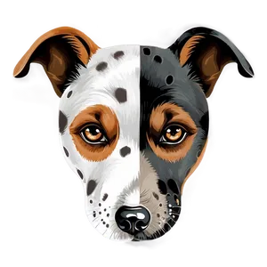 Dog Head Vector Png Ush97 PNG Image