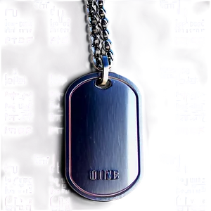 Dog Tag With Chain Png Igo20 PNG Image