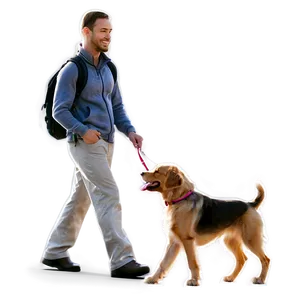 Dog Walk Png 06202024 PNG Image