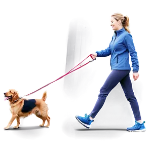 Dog Walking Exercise Png Nca79 PNG Image