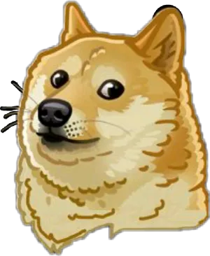 Doge Meme Icon PNG Image