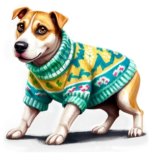 Dogs In Sweaters PNG 05242024 PNG