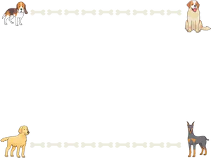 Dogsand Bones Pattern PNG Image