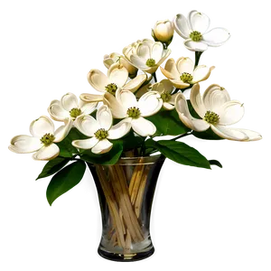 Dogwood In Vase Png 2 PNG Image