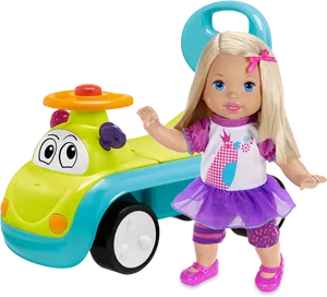 Dolland Push Car Toy PNG Image