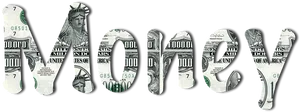 Dollar Bill Word Money PNG Image