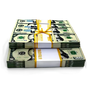 Dollar Bills Stack Side View Png Hvi PNG Image