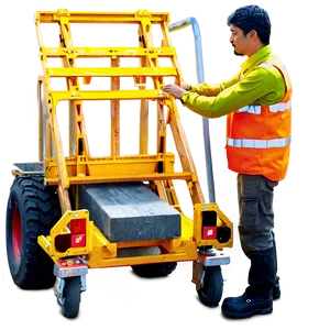 Dolly Loading Equipment Png Qpb63 PNG Image