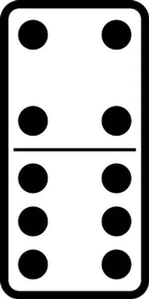 Domino Tile Six Three PNG Image