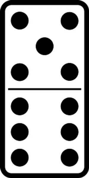 Domino Tile Six Three PNG Image