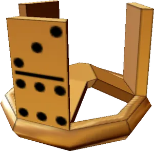 Dominoes Standing Falling Chain Reaction PNG Image