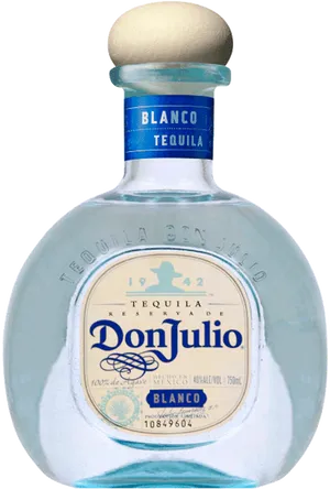 Don Julio Blanco Tequila Bottle PNG Image