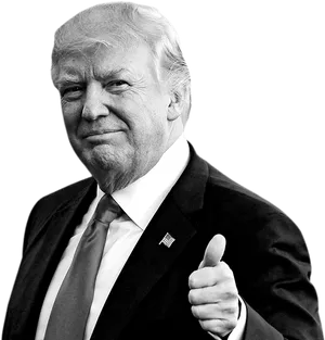 Donald Trump Thumbs Up PNG Image