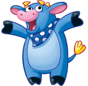 Dora Explorer Benny The Bull Cheerful PNG Image