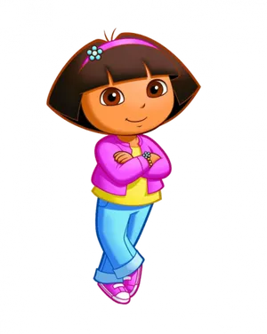 Dora The Explorer Animated Character PNG Image