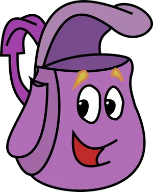 Dora The Explorer Backpack Character PNG Image