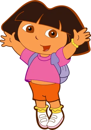 Dora The Explorer Cartoon Character PNG Image