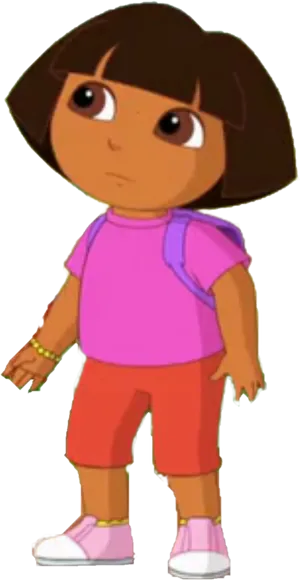 Dora The Explorer Standing PNG Image