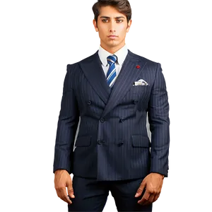 Double Breasted Suit And Tie Png 06262024 PNG Image