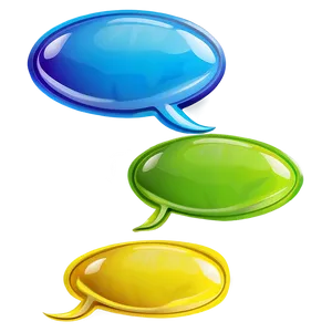 Double Chat Bubbles Png 06262024 PNG Image