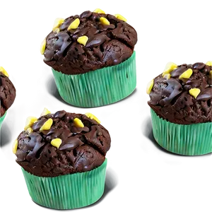 Double Chocolate Muffin Png Slx PNG Image