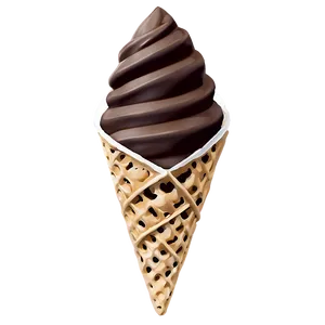 Double Chocolate Waffle Cone Png 59 PNG Image