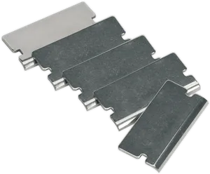 Double Edge Razor Blades PNG Image