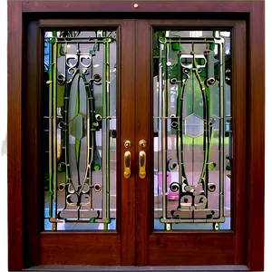 Double Front Doors Png Roe PNG Image