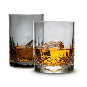 Double Old-fashioned Whiskey Glass Png 06132024 PNG Image