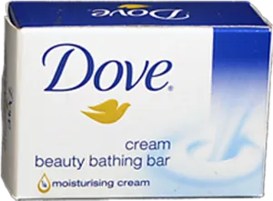 Dove Beauty Bathing Bar Soap Packaging PNG Image