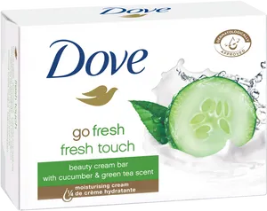 Dove Go Fresh Cucumber Green Tea Soap Bar PNG Image